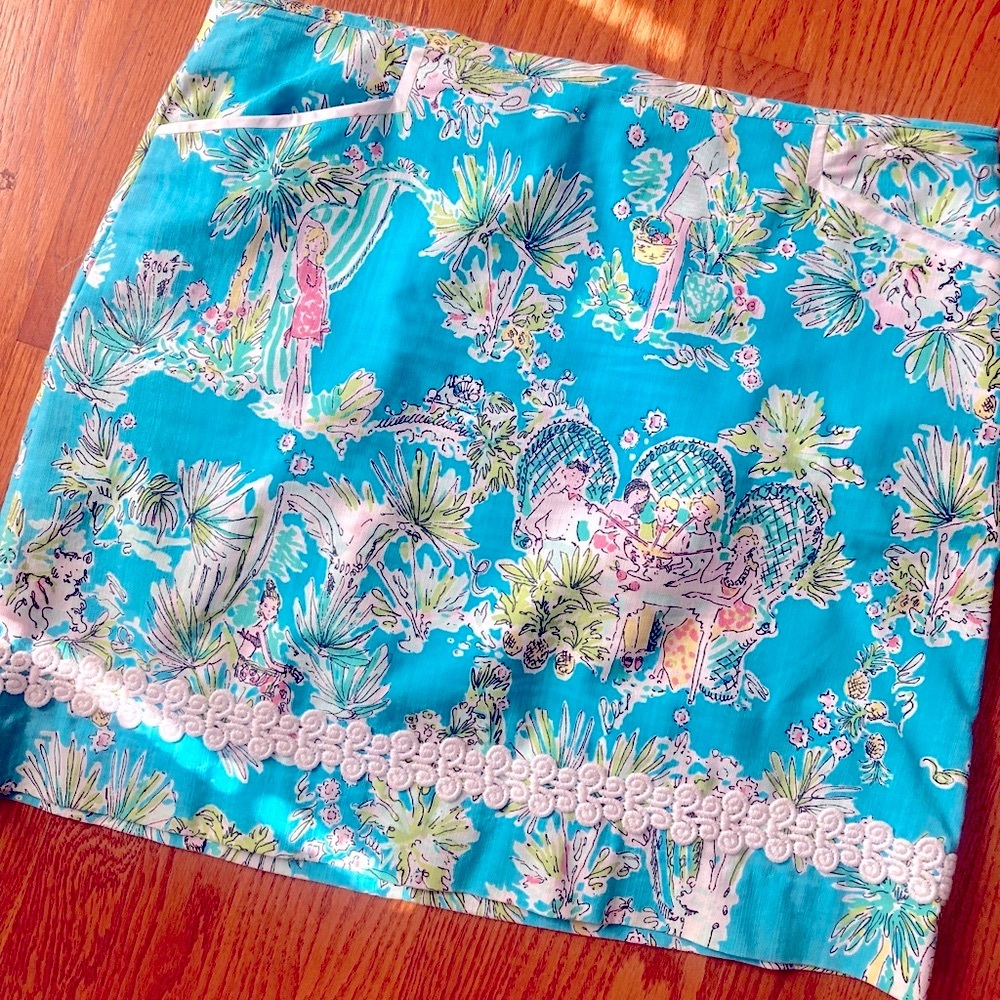 Lilly Pulitzer Jungle Glam skirt size 14
